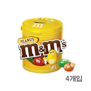 마즈 엠앤엠즈 대용량 미니초콜릿 피넛 100g x 4개입